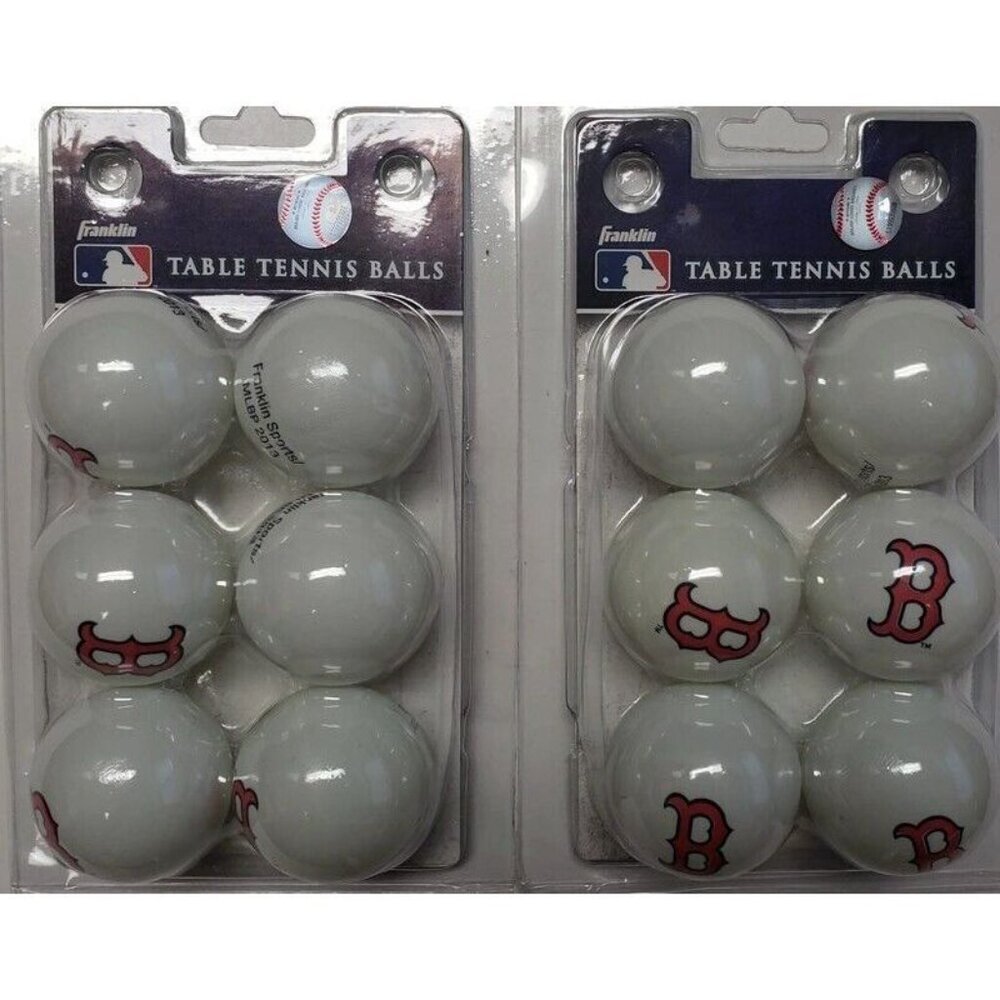 Franklin MLB Boston Red Sox Table Tennis Balls 12 Total Ping Pong Balls